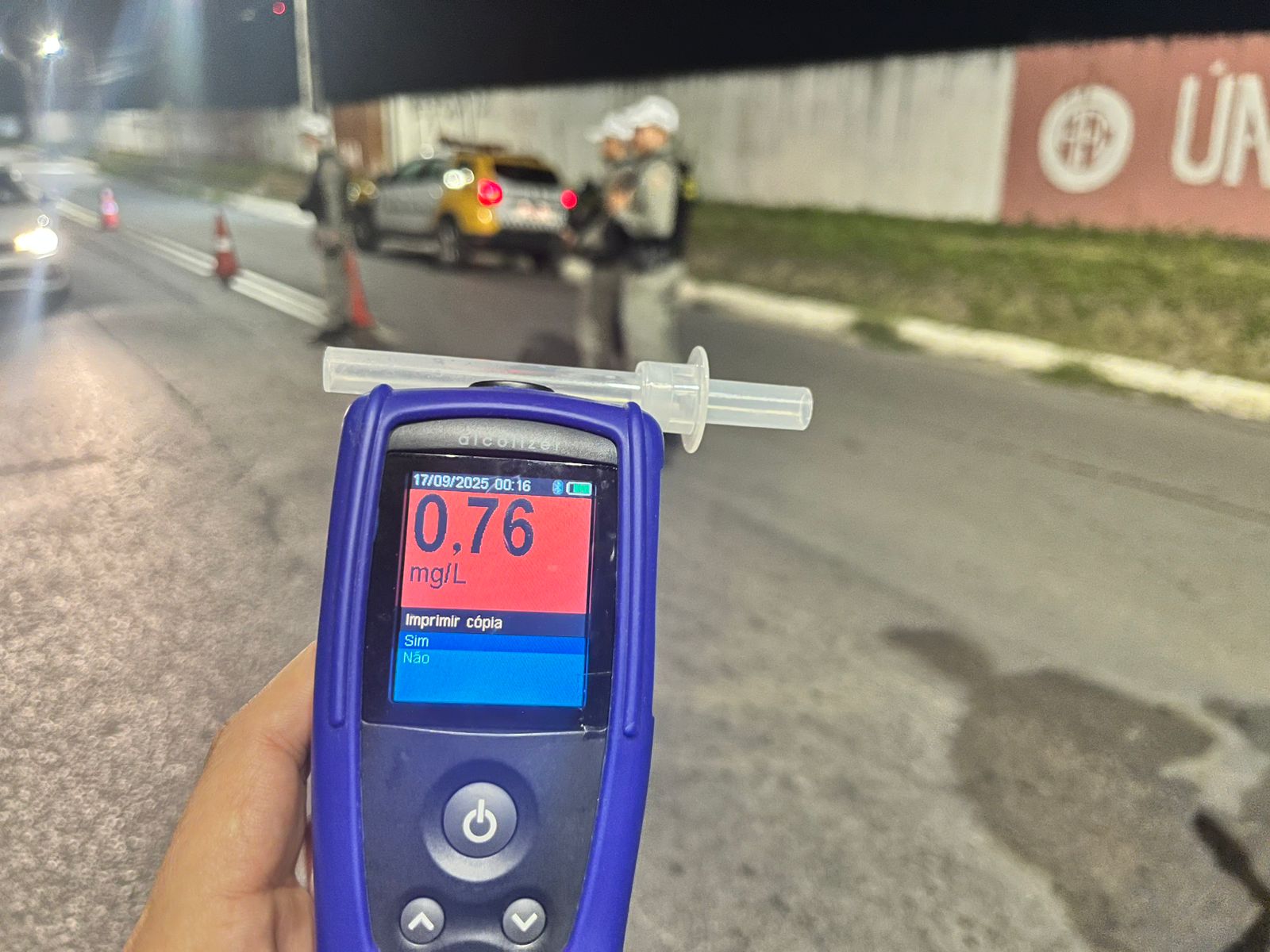 De festa à prisão: motorista com CNH vencida é flagrado bêbado no dia do aniversário