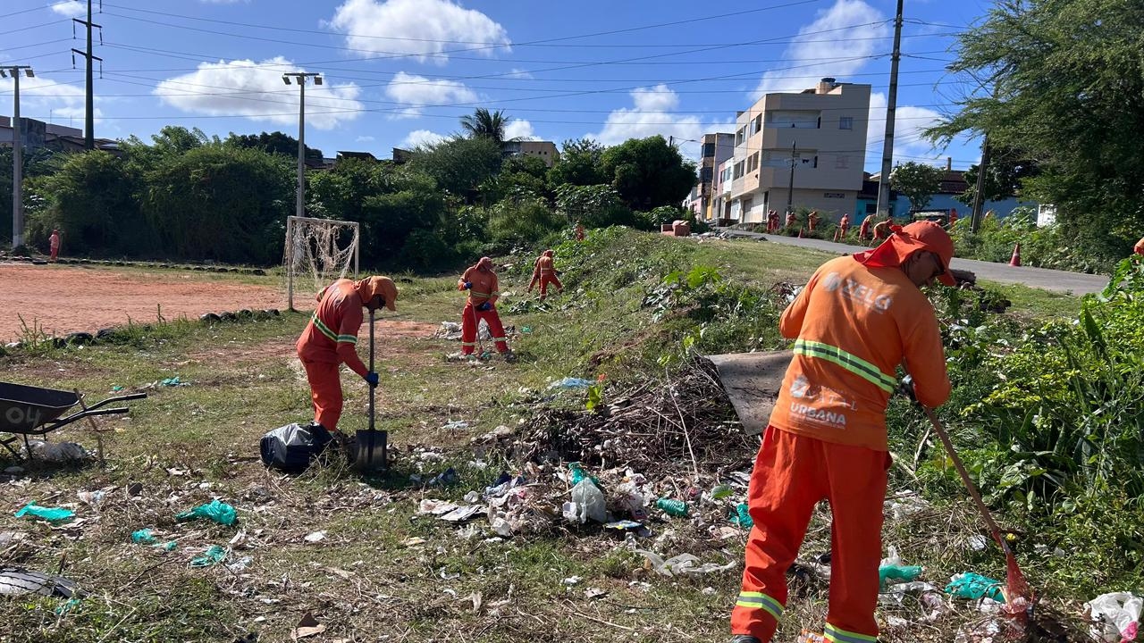 Urbana recolhe mais de cem mil toneladas de lixo descartado irregularmente em 2025