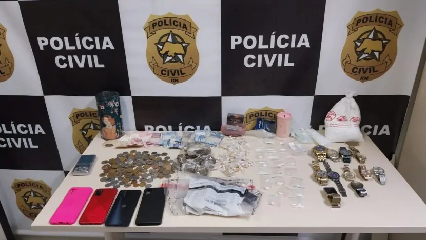 Polícia prende suspeitos de arrastão na casa de policial e crimes ligados a facção no RN