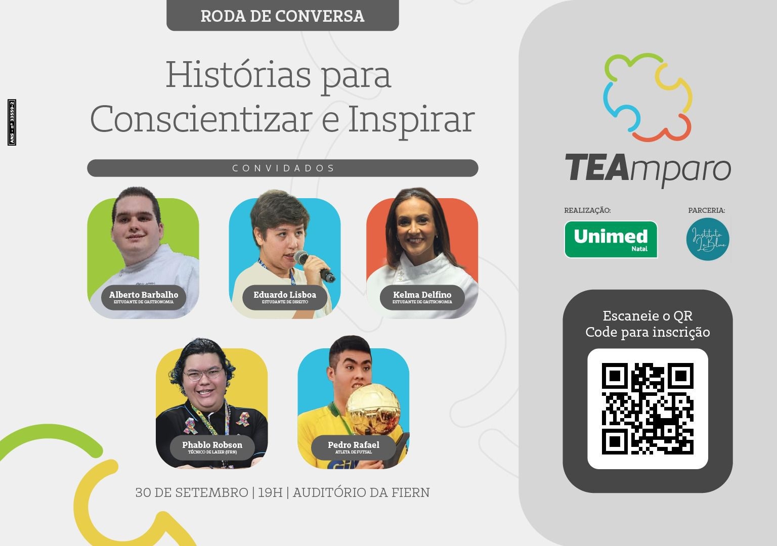 Unimed Natal realiza hoje roda de conversa com adultos autistas sobre inclusão e empregabilidade