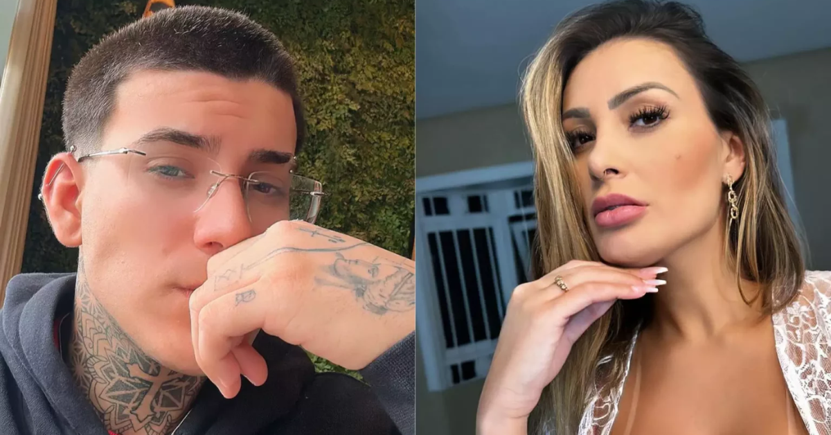 Ao lado do filho, modelo Andressa Urach faz revelação sobre HIV