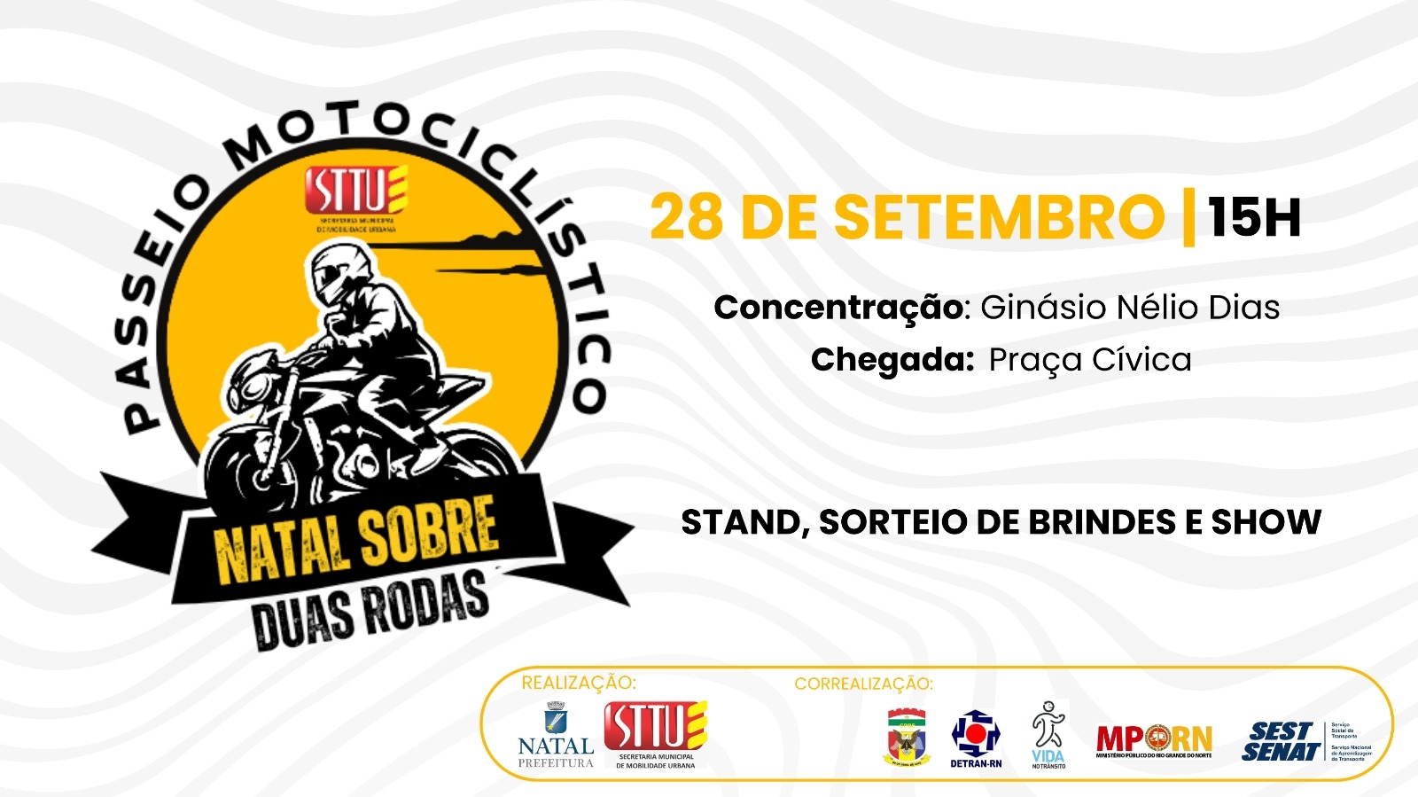 Passeio Motociclístico movimenta Natal na Semana Nacional de Trânsito