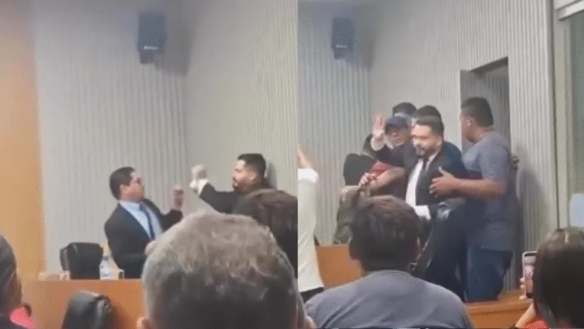 Vereadores trocam socos durante sessão da Câmara Municipal de Sena Madureira, no Acre