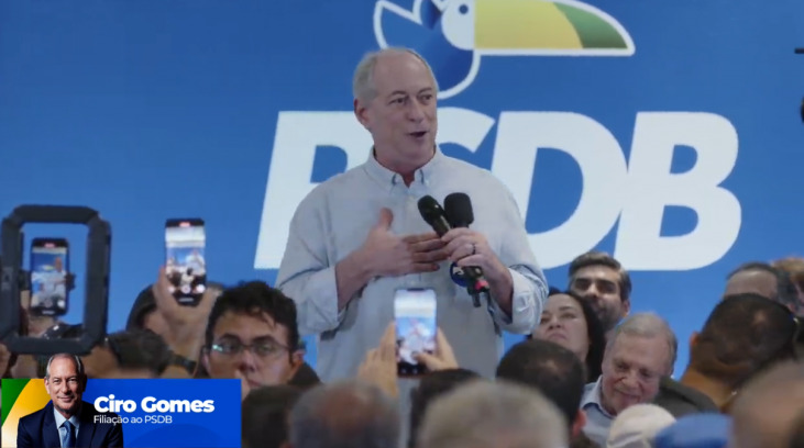 ‘Aqui não tem ladrão’: Ciro Gomes volta ao PSDB, acena à direita e cutuca o PT