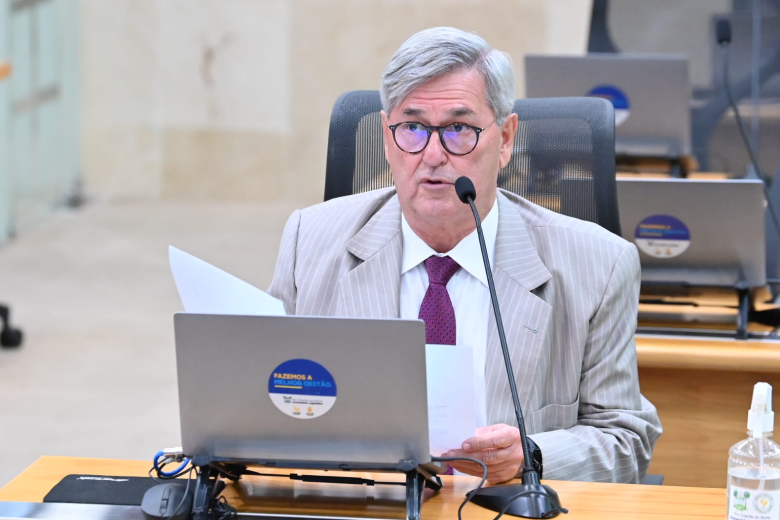Tomba apresenta projeto de lei para denominar a RN-023 com o nome do ex-prefeito Uady Farias, que faleceu no último sábado