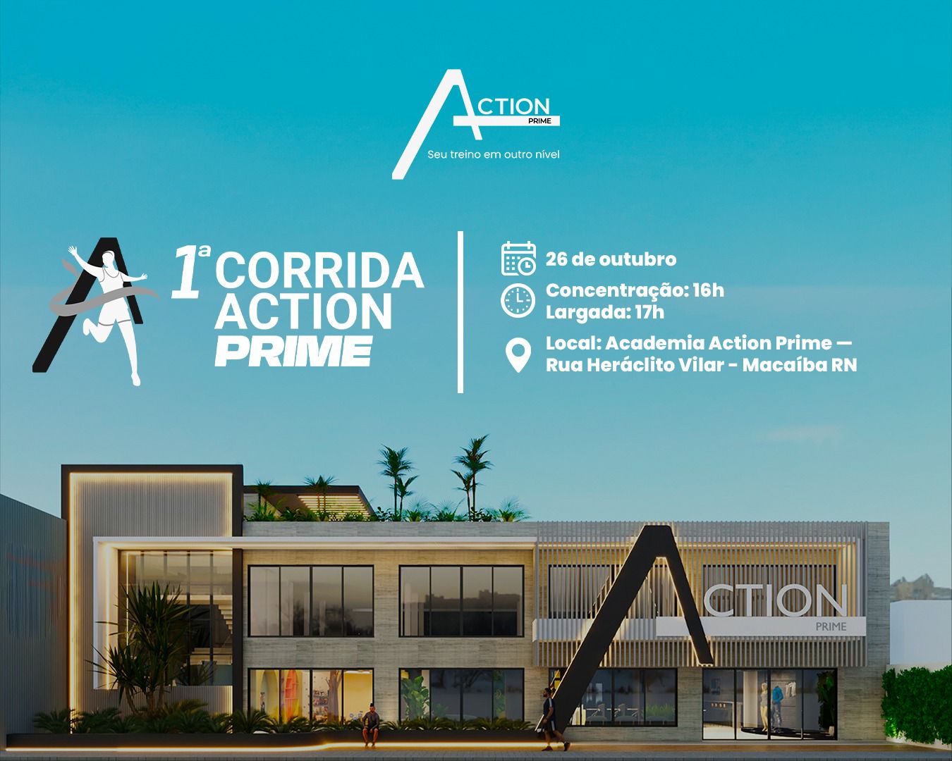 1ª Corrida Action Prime celebra aniversário de Macaíba com esporte, música e diversão