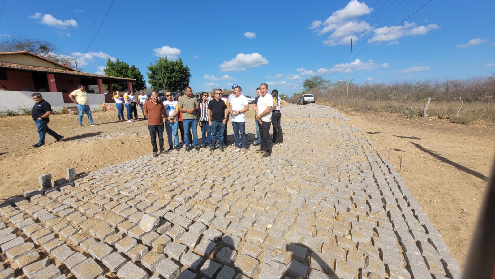 Rogério Marinho visita obras em São Tomé e reforça apoio a ações em Riachuelo e São Paulo do Potengi
