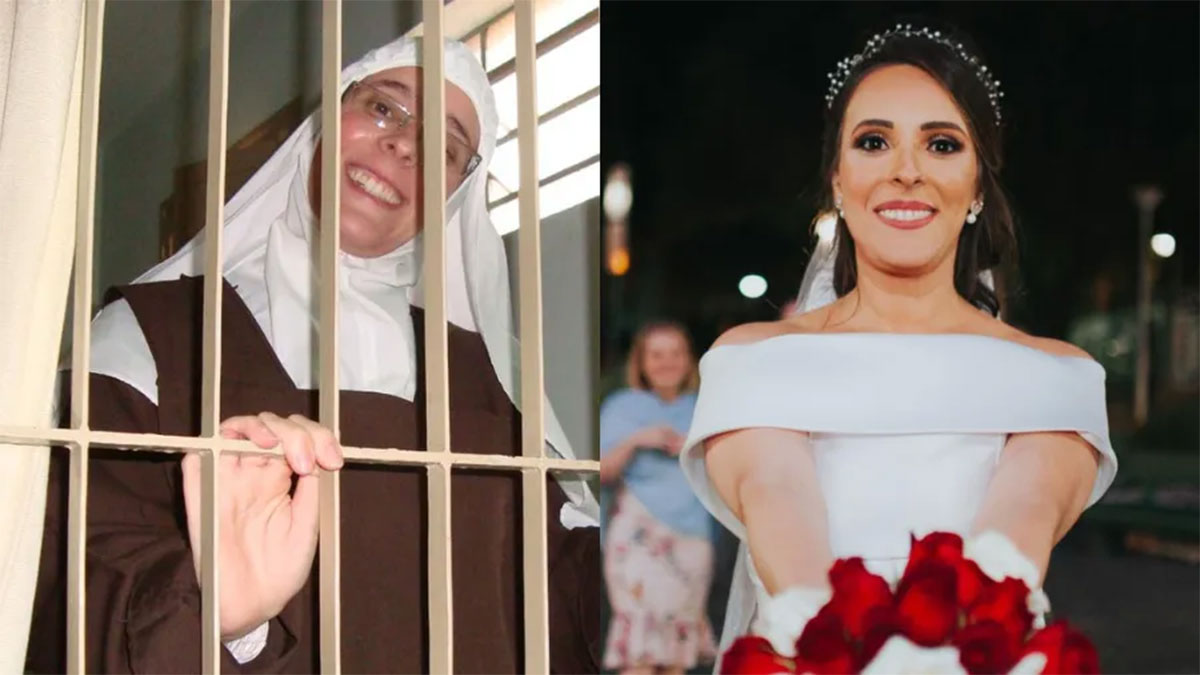 Ex-freira se casa e revela clausura: "Não conhecia o WhatsApp"