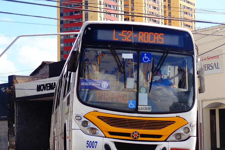 Obra da Caern vai alterar itinerários de linhas de ônibus na zona Sul de Natal a partir desta segunda-feira