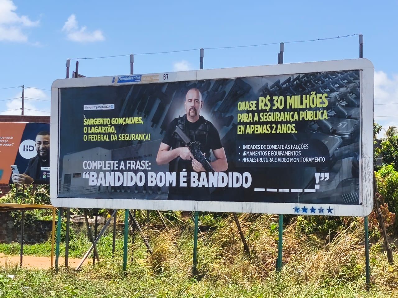 Deputado Gonçalves usa frase polêmica para destacar mega investimento de R$ 30 milhões na segurança