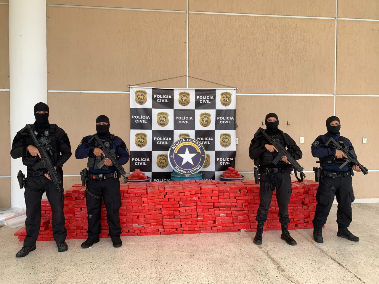 Polícia faz segunda grande apreensão e barra mais de uma tonelada avaliada em R$ 2 milhões no RN
