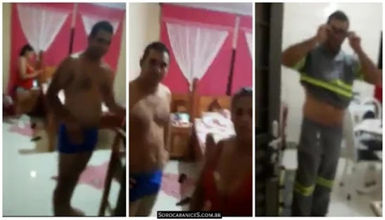 Homem chega mais cedo em casa e flagra esposa na cama com funcionário de empresa de energia