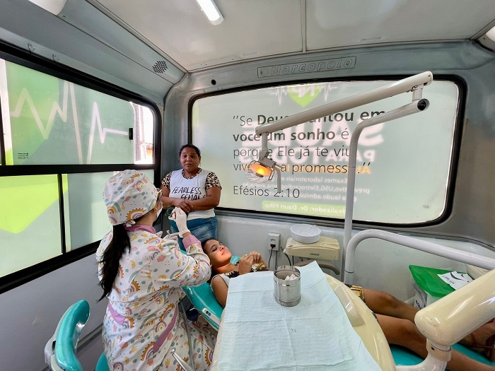 Saúde de Extremoz leva UBS Itinerante ao Bairro Santo Amaro e realiza mais de 200 atendimentos