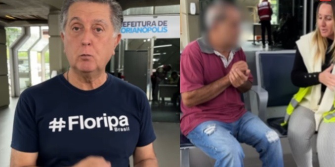 “Não vamos virar depósito de gente”: prefeito de Florianópolis manda embora pessoas em situação de rua