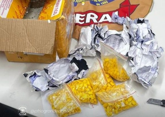 PF no RN apreende comprimidos de droga sintética em ação com os Correios