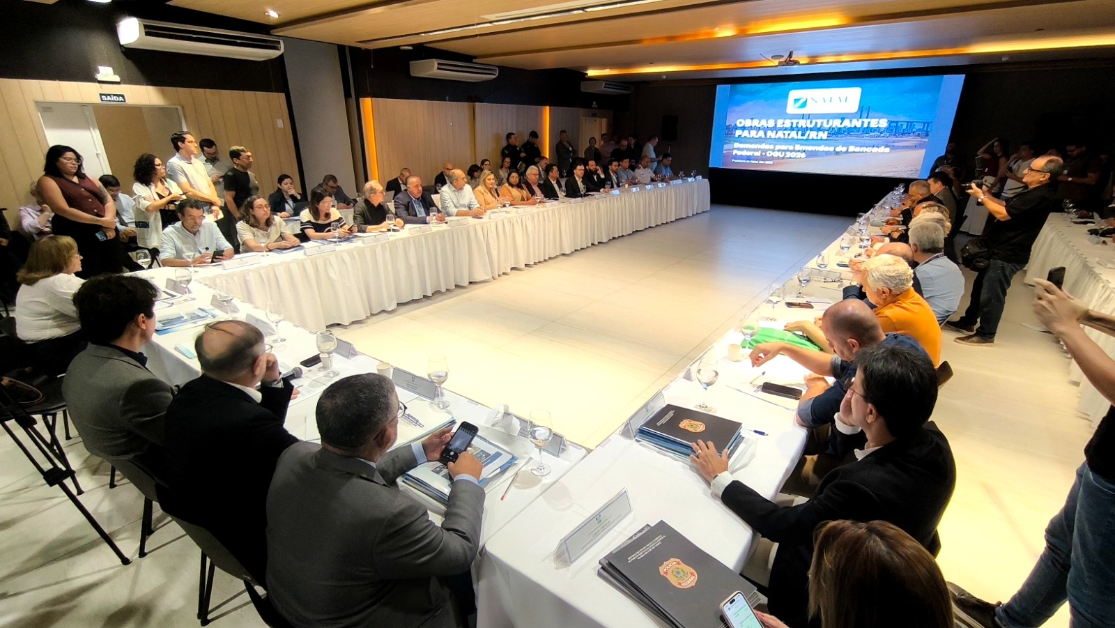 Natal reforça parceria com bancada federal e apresenta obras estruturantes para a capital