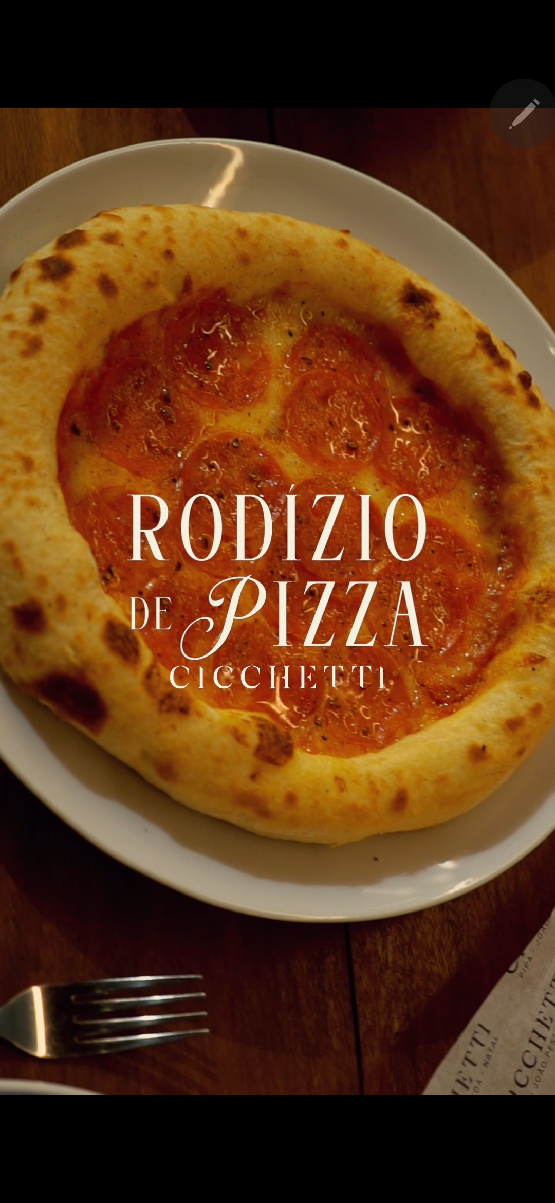 É HOJE: prepare o apetite, o rodízio de pizzas do Cicchetti Natal começa neste domingo