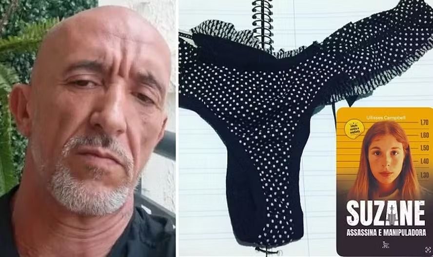 DANOU-SE: Jornalista mostra calcinha usada por Cristian Cravinhos no presídio Tremembé
