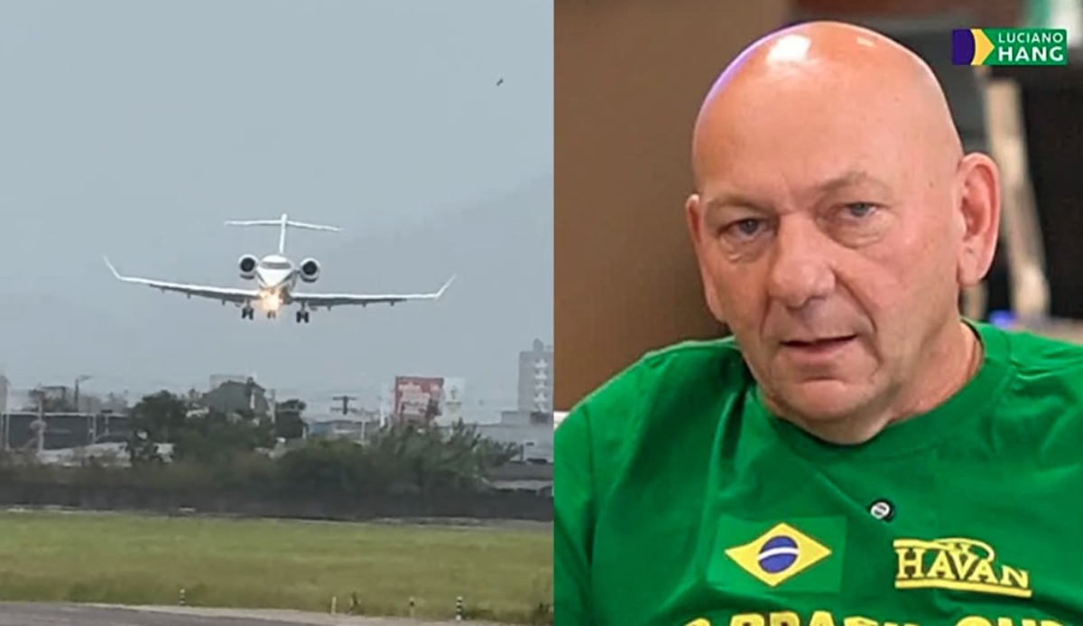 Avião de Luciano Hang passa sufoco e pousa ‘de lado’ após rajadas de vento