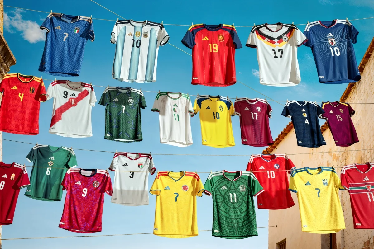 Adidas anuncia novas 22 camisas de seleções para a Copa do Mundo 2026