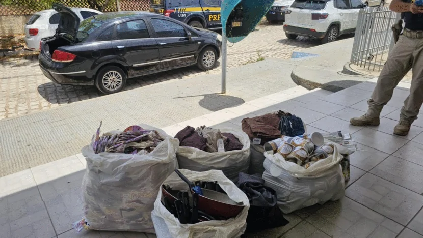 Três pessoas são detidas na BR-304 suspeitas de furtar lojas em shopping de Natal