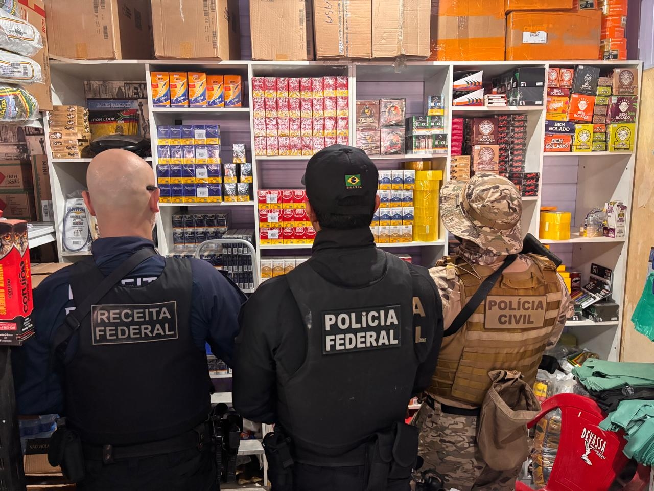 Operação Karkinos no RN mira grupo que faturou R$ 60 milhões com contrabando de cigarros