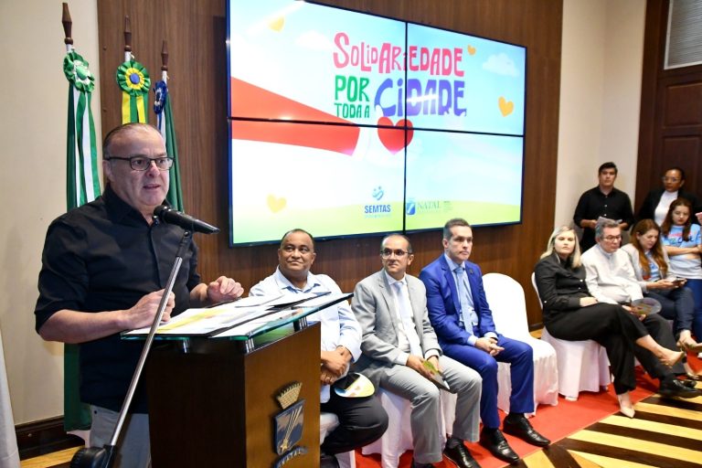 Prefeitura do Natal lança programa “Solidariedade por Toda a Cidade”