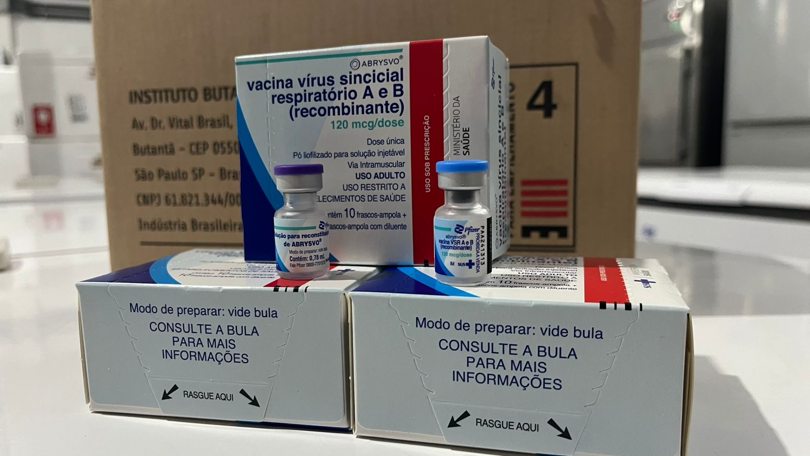RN recebe primeiro lote da vacina contra bronquiolite para gestantes