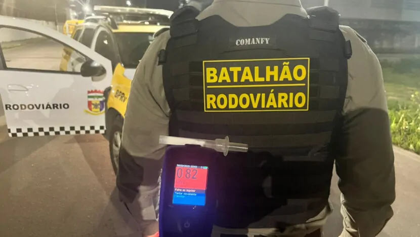 Operação Zero Álcool registrou 391 prisões por embriaguez ao volante em 2025 no RN