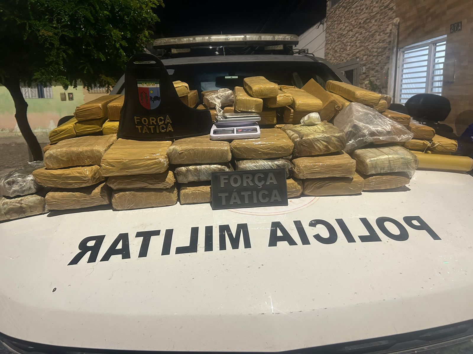 Força Tática prende homem e apreende mais de 90 kg de drogas na Zona Norte de Natal