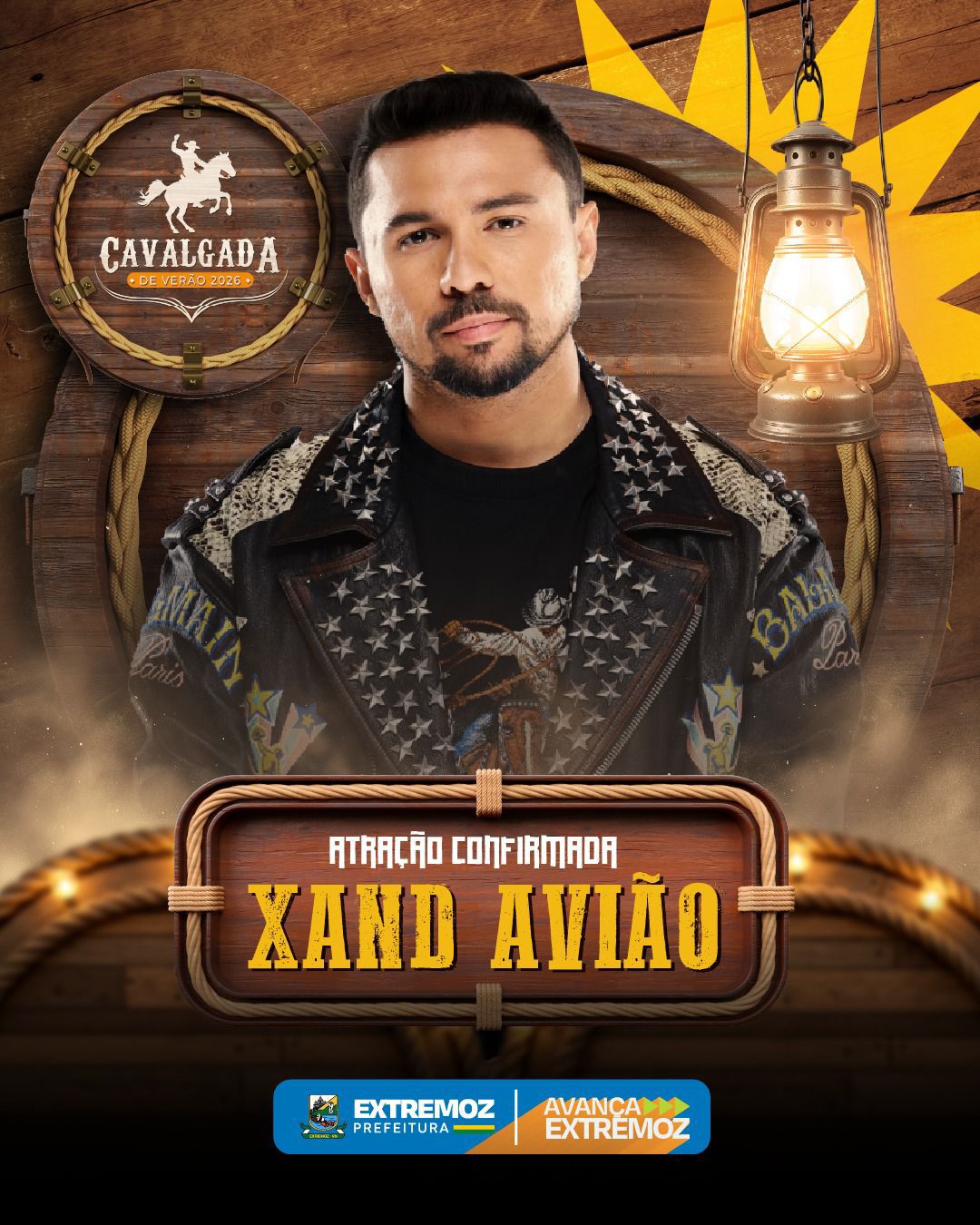 Extremoz anuncia Cavalgada de Verão com show de Xand Avião