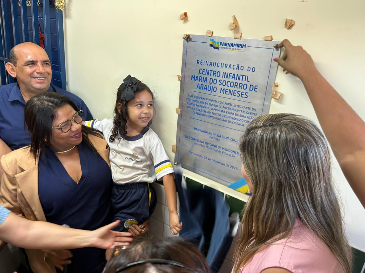 Prefeitura reinaugura CMEI Maria do Socorro