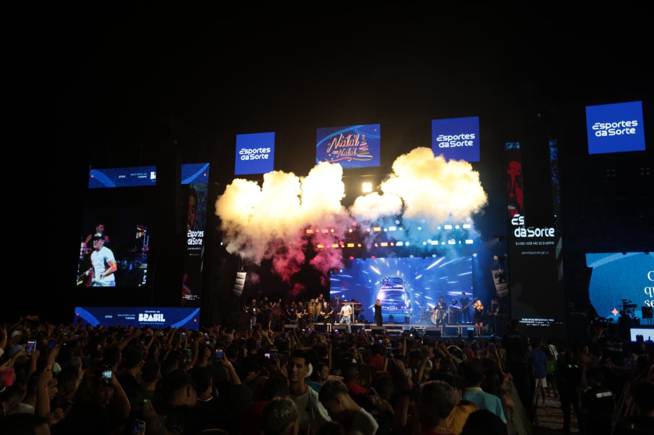 Segundo dia de shows do Natal em Natal reúne inclusão, grandes atrações e solidariedade