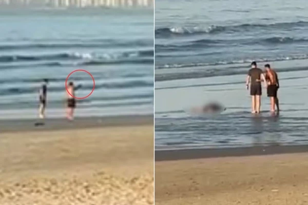 Militar reage a assalto, persegue e mata ladrão com oito tiros em praia