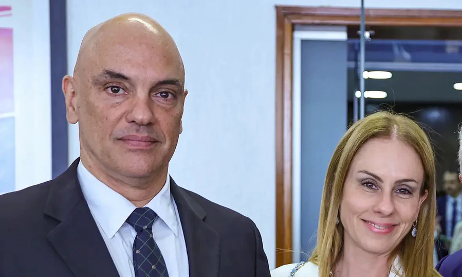Atuação de esposa de Moraes em tribunais superiores cresce mais de 460% após posse do ministro no STF
