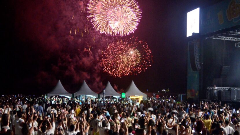 Réveillon em Natal terá duas queimas de fogos com baixo ruído e até 14 minutos de espetáculo
