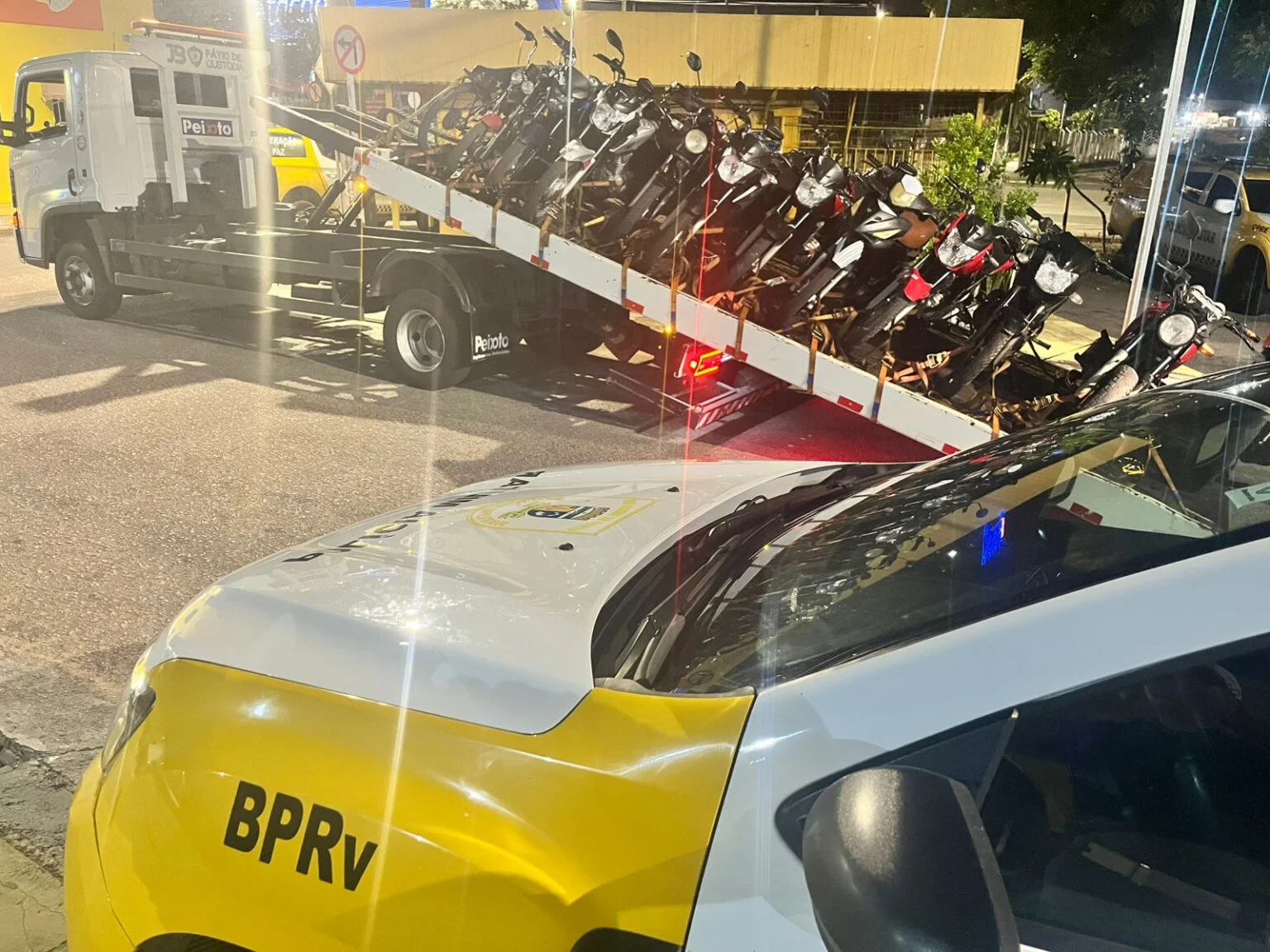 CPRE remove motos com excesso de ruído durante Operação Sossego em Natal