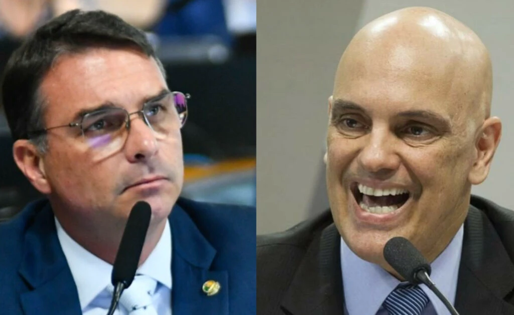 Flávio diz que Moraes é ‘ser abjeto’ após ministro negar domiciliar
