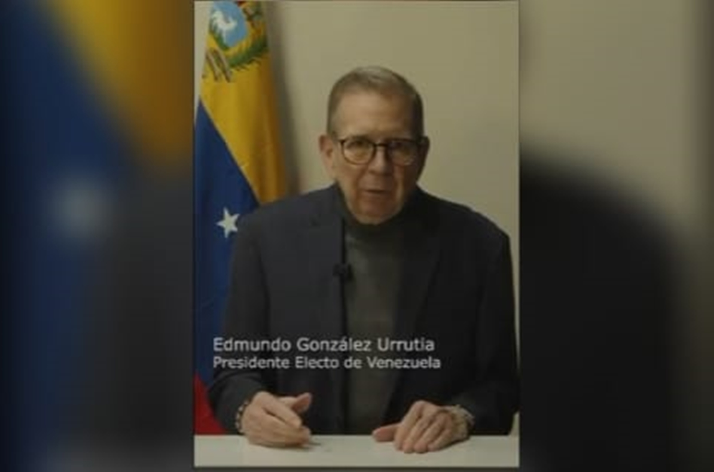 Opositor de Maduro, Edmundo González diz ser o presidente da Venezuela