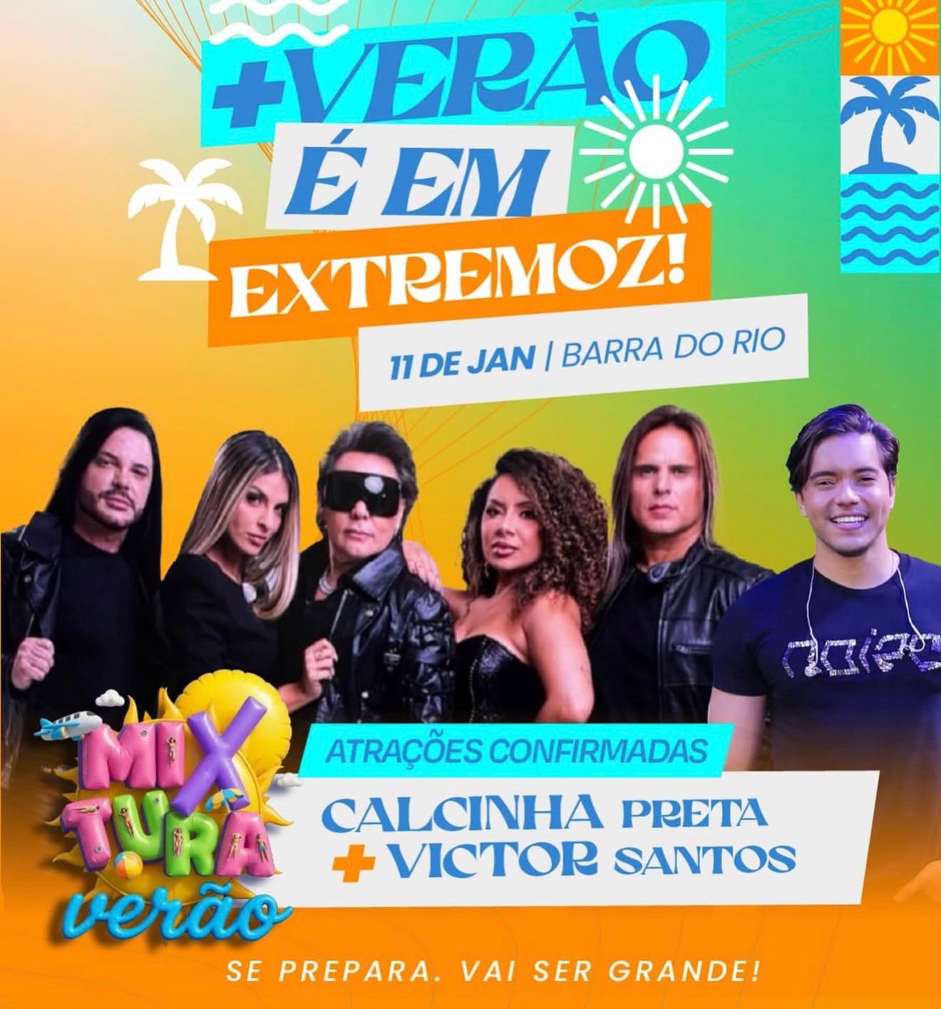 Extremoz recebe gravação do Mixtura Verão com grandes atrações musicais na praia de Barra do Rio