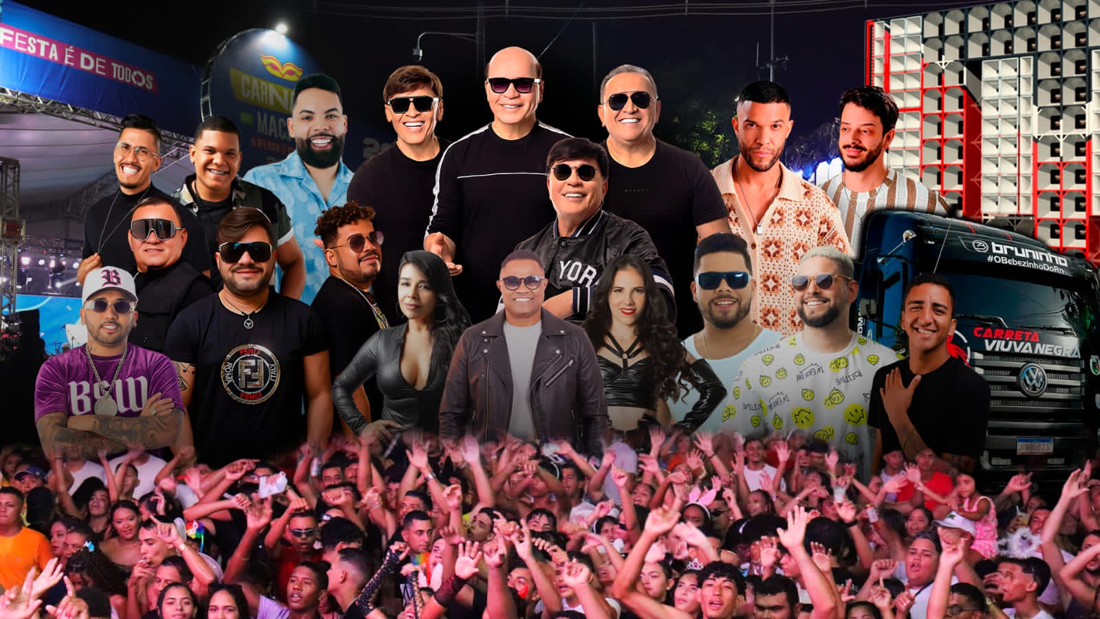 Carnaval 2026 de Macaíba terá Grafith e atrações em quatro polos festivos