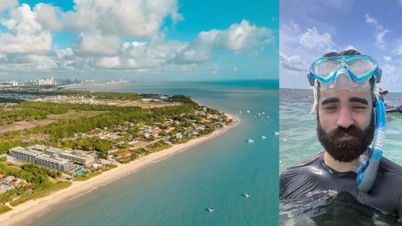 Crânio humano é encontrado em piscinas naturais de praia famosa do Nordeste