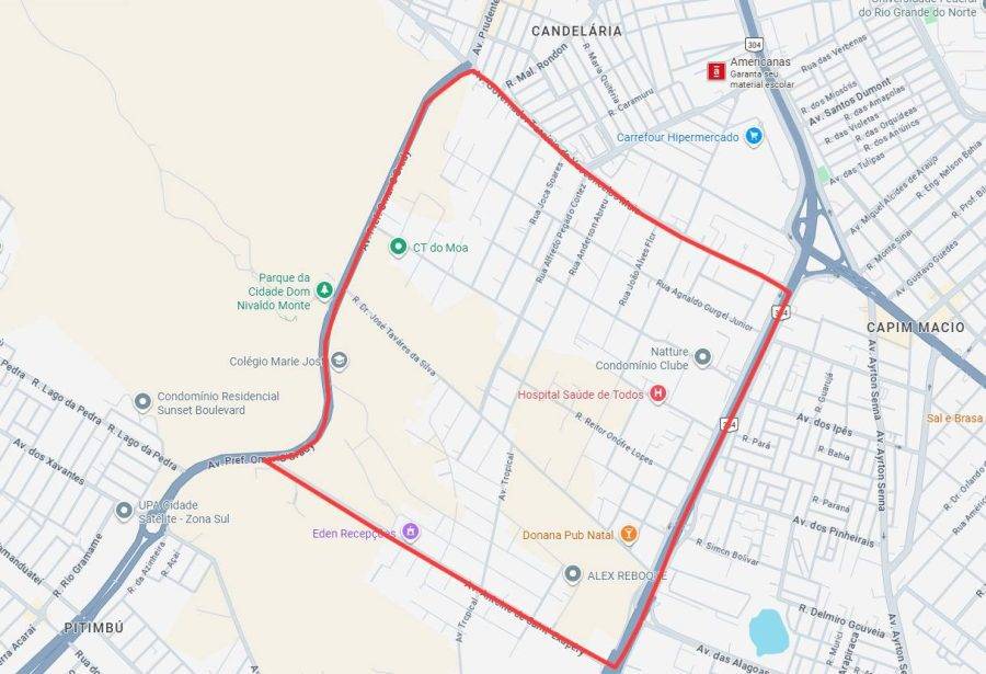 Prefeitura cria novo bairro na Zona Sul de Natal; área foi separada de Candelária