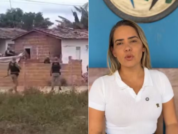 Prefeita se pronuncia após ter casa invadida por homem; suspeito foi preso no interior do RN