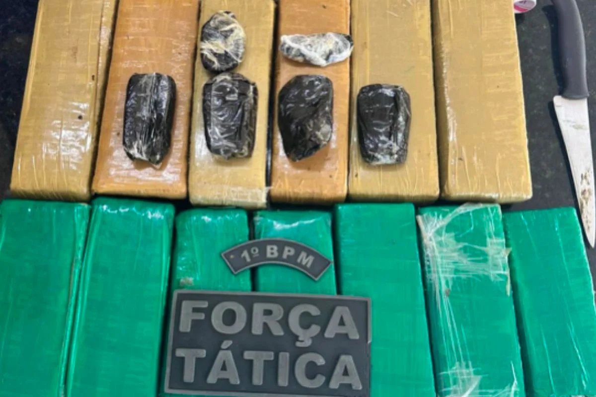 Polícia Militar apreende maconha, skank e material para tráfico em Mãe Luíza