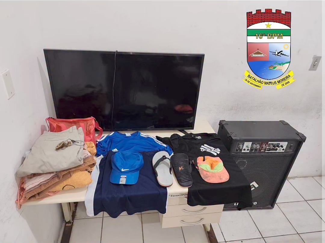 Suspeito de série de furtos é preso em flagrante no Centro de Extremoz
