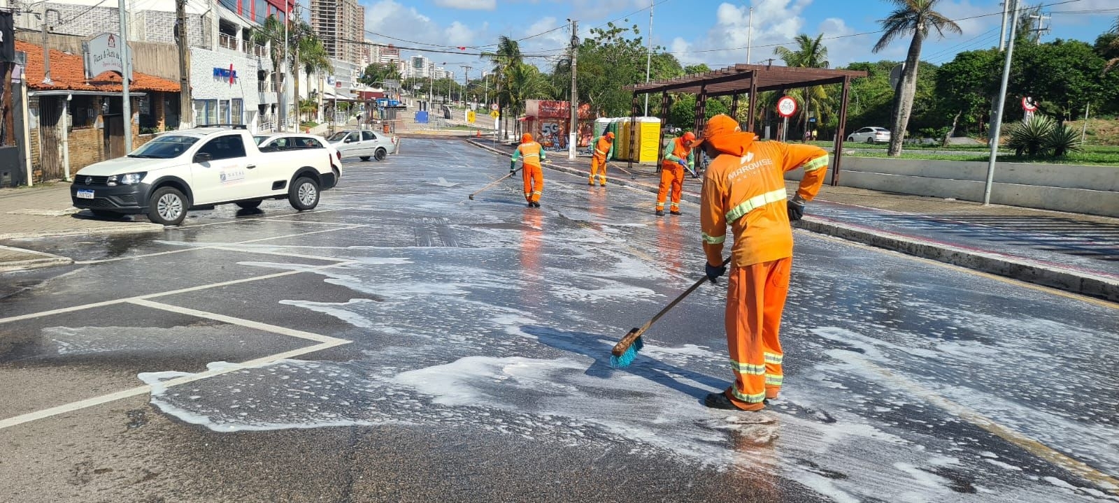 Urbana reforça operação de limpeza nos polos do Carnaval de Natal 2026