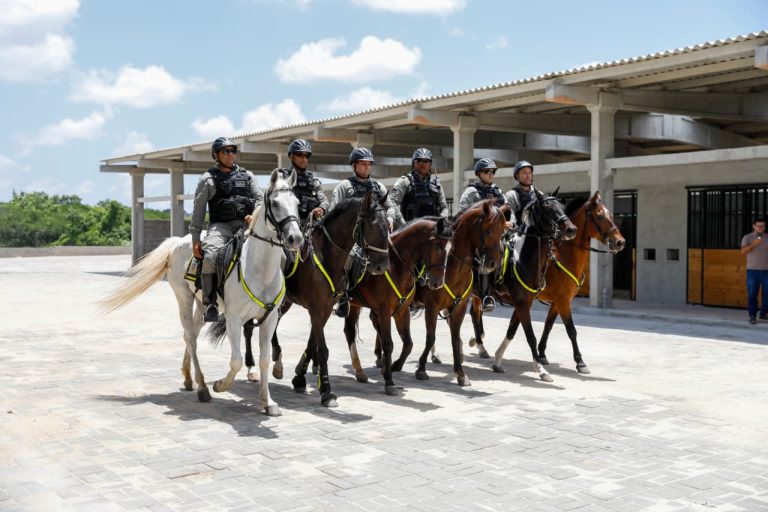 Novo Regimento de Cavalaria Montada da PM em Macaíba está 95% concluído