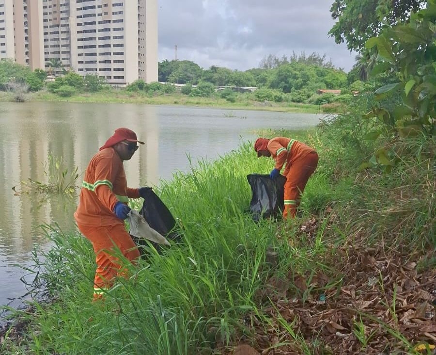 Urbana intensifica limpeza das lagoas de captação e reforça ações preventivas em Natal