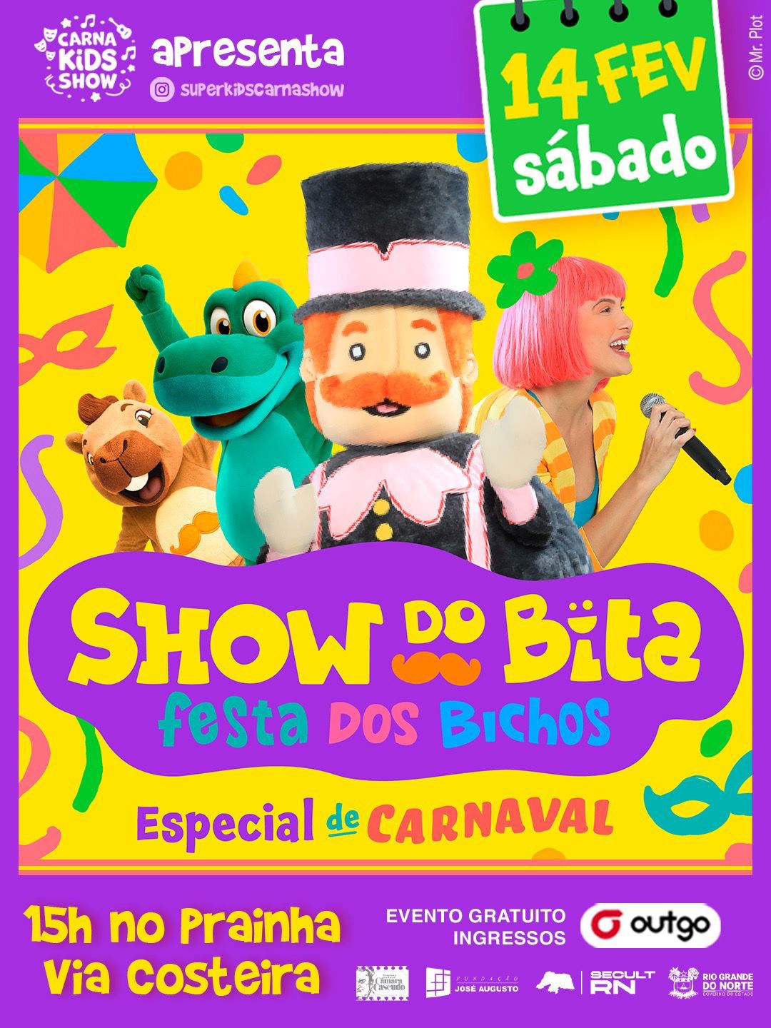 Bloco do Bita anima a Prainha com festa gratuita para toda a família neste sábado (14)